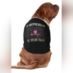 🎃🎃🎃NWT Wednesday T-Shirt for dogs  size XL